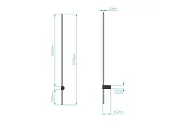 Настінний світильник MJ-Light LINE 12W 3000K WH 13008 - мініатюра 5