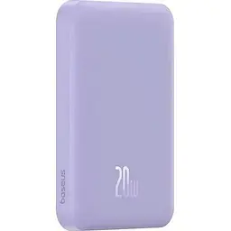 Портативна батарея Baseus Magnetic Mini Wireless Fast Charge 5000 mAh 20W P10022107513-00 Purple - мініатюра 2