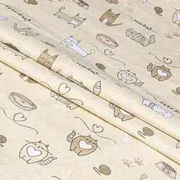 Підковдра Home Line Котяча радість бязь 145х215 см пісочно-рожевий (175861) - мініатюра 2