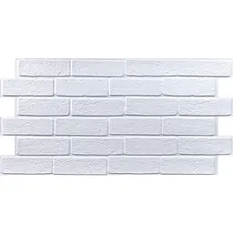 Декоративна панель Sticker Wall ПВХ 960х480х4мм Біла цегла SW-00001427