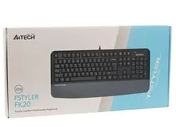 Клавіатура A4Tech Fstyler FK20 USB Grey (FK20 (Grey)) - мініатюра 4