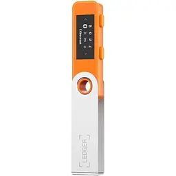 Апаратний гаманець для криптовалют Ledger Nano S Plus Orange BTC (LNSPOB) - мініатюра 2
