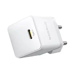 МЗП Baseus Palm Fast Charger 30W (1USB-C) + кабель Type-C to Type-C (P10111605113-01) Moon White - мініатюра 3