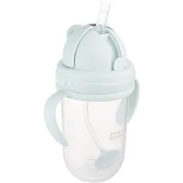 Кружка непроливайка Canpol babies з трубочкою та обтяжувачем 270 м сіра (56/623_gre) - мініатюра 3