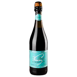 Вино ігристе San Mare Lambrusco dell'Emilia Rosso, червоне, напівсолодке, 8%, 0,75 л