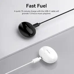 Навушники TWS Vention Elf Earbuds E01 Purple - мініатюра 3