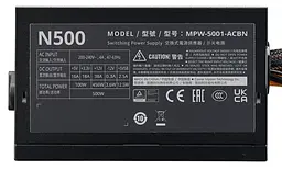 Блок живлення Cooler Master Elite NEX N500 500W (MPW-5001-ACBN-BEU) - мініатюра 3