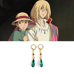 Серьги Хаула Ходячий замок Howl's Moving Castle HMC 01 - мініатюра 4