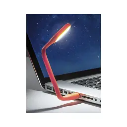 Лампа USB Optima LED, гнучка, 2 шт, рожевий (UL-001-PI2) - мініатюра 2