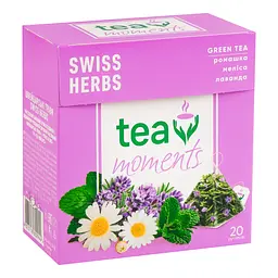 Чай Tea Moments Swiss Herbs 34 г (20 пір. х 1.7 г) - мініатюра 3