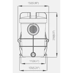 Насос Bridge, 0,53 кВт, 10,5 куб.м./год - мініатюра 3