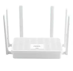 Роутер Fenvi FV-AX3000WR, білий, WiFi 6 (2.4GHz до 574 MB/s/5GHz до 2402 MB/s), 3xGLan, 1xGWan, MU-MIMO, 6 внешних антенн