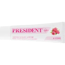 Зубна паста President Baby Toothpaste Raspberry 0-3 years 30 мл - мініатюра 2