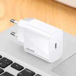 Мережевий зарядний пристрій Usams T34 US-CC118 20W White (CC118TC01) [160713] - мініатюра 4
