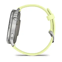 Смарт-годинник Garmin Venu 4 45mm Сріблястий Bezel with Citron Silicone Band (010-03014-02) - мініатюра 3