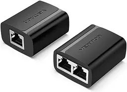 Розгалужувач мережевого кабелю Vention RJ45 до 100 мб/сек, чорний (IPTB0)