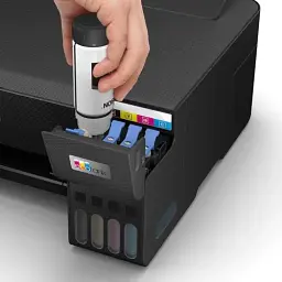 Принтер струменевий кольоровий A4 Epson EcoTank L1250, Black, WiFi, 5760х1440 dpi, до 33/15 стор/хв, USB, вбудоване СБПЧ, чорнило Epson 103 (C11CJ71404) - мініатюра 5