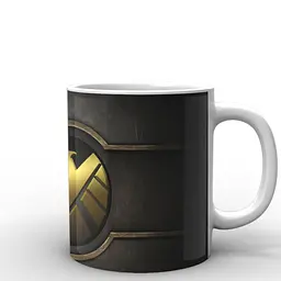 Кухоль GeekLand білі Агенти Щ.И.Т Agents of S.H.I.E.L.D. shield logo AS.02.011 330 мл білий - мініатюра 3