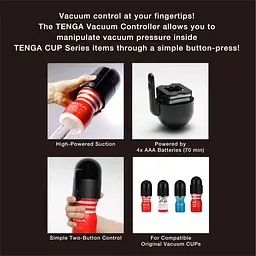 Вакуумна насадка Tenga Vacuum Controller (без мастурбатора), 15х6 см - мініатюра 5