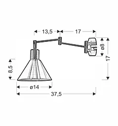 Бра Candellux 21-75444 COPENHAGEN - мініатюра 3