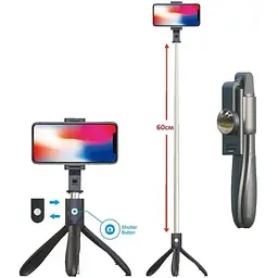 Тринога-монопод для телефона Selfie Stick K05 - мініатюра 3