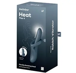 Вібратор Satisfyer Heat Flex 4 Blue - мініатюра 2