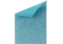 Флізелін з блискітками, 20х30 см, 220±10 г/м 2, блакитний MX61883 (5)