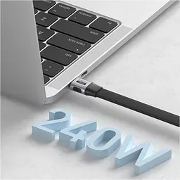 Кабель Hagibis Flat USB 4 USB-C to USB-C 0.15m (UAF20E) [160292] - мініатюра 4