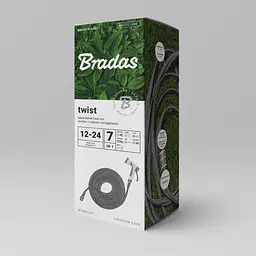 Шланг, що розтягується Bradas (комплект) TWIST HOSE 12 м-24 м BOX сірий WTW1224GY - мініатюра 5