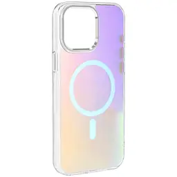 Чохол TPU Lunar Glow (MagFit) для Apple iPhone 12 Pro Max (6.7) Silver White