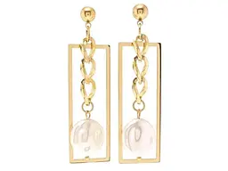 Сережки Xuping TTM Stainless Steel 14K пусети "Каприз" (120333)