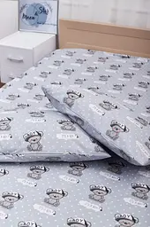 Комплект постільної білизни Moon&Star Дитячий 110x140 см наволочки 2x40x60 см Teddy Boy Бязь Gold Люкс - мініатюра 7