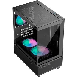 Корпус 1stPlayer Mi2-A-BK-2F7R-1F7 Black [134412] - мініатюра 2