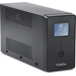 Пристрій безперебійного живлення Vinga LCD 1200VA metal case (VPC-1200M) - мініатюра 3