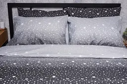 Комплект постільної білизни Moon&Star Микросатин Premium Starry Night полуторний 143х210 наволочки 2х70х70 - мініатюра 6