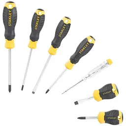 Набір викруток Stanley Cushion Grip S/Driver 7 шт. (STHT16166-0) - мініатюра 2