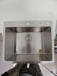 Кухонна мийка нержавійка 60x50 Platinum Handmade (сифон круглий, 3,0/0,8), Нержавіюча сталь