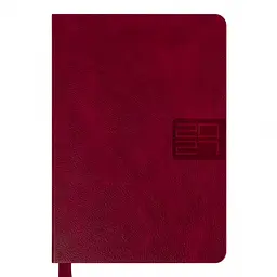 Щоденник діловий Leo Planner 2027 Persona А5 368 сторінок твердий бордовий (252748)