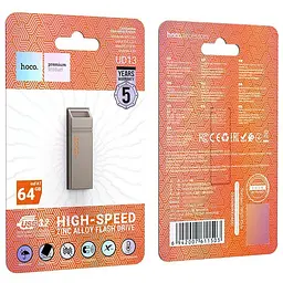 Флеш-накопичувач Hoco UD13 USB3.2 - 64GB Gray - мініатюра 6