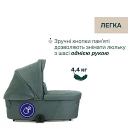 Коляска 2 в 1 Chicco Bellagio 2 зелена (87183.33.01) - мініатюра 4