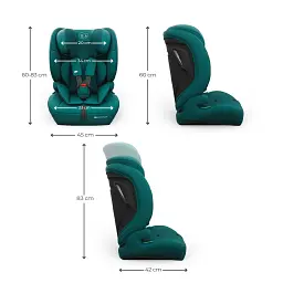 Автокрісло Kinderkraft Comfort Up 2 Plus i-Size Green (KCCOUP02GREPL00) - мініатюра 9