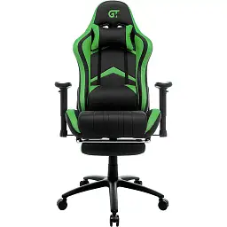 Геймерське крісло GT Racer чорне із зеленим (X-2534-F Black/Green)