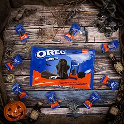 Шоколадні цукерки Frankford Oreo Dark Chocolate Halloween Ghosts 198г - мініатюра 2