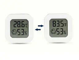 Термогігрометр Term 2 термометр для дому 4,5х4,5х1,4 см Білий (H051258) - мініатюра 5