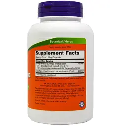 Трави Now Foods Гінкго білоба, Ginkgo Biloba, Double Strength, 120 мг, 200 к (NOW-04681) - миниатюра 2