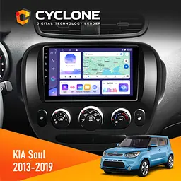 Штатна магнітола KIA Soul 2013-2019 Conditioner Cyclone C9-011 4x64, DSP Cyclone (НФ-00008131)