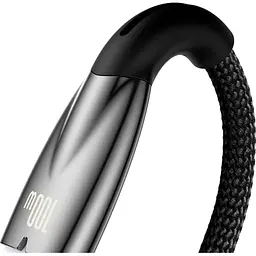 Кабель Baseus Glimmer Series USB-А to USB-C 100W 1m Black (CADH000401) [106120] - мініатюра 4