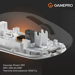 Миша бездротова GamePro Genesis Ranker Білий (GM012W) - мініатюра 7