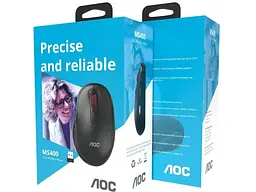 Миша AOC MS400B Black (MS400B/LA) - мініатюра 9