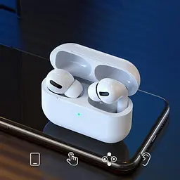 Бездротові навушники Hoco EW04 TWS Bluetooth 5.0, з мікрофоном, вакуумні, білі - мініатюра 4